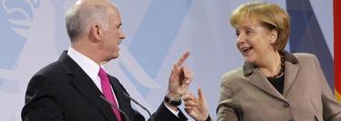 Yorgos Papandreu y Merkel en una imagen de archivo. | EFE
