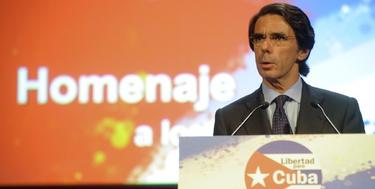 Aznar, en el homenaje en Madrid. | FAES.