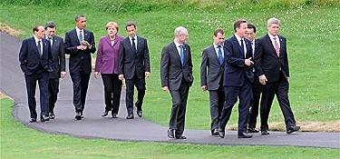 Integrantes del G8 en un momento de la cumbre | EFE