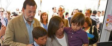Rajoy, con su familia | PP