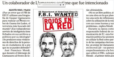 "Rojos en la red": la conspiracin del FBI contra Llamazares