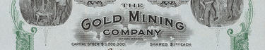Ttulo de una compaa minera de oro | Archivo