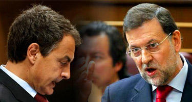 Zapater y Rajoy, en las Cortes | LD