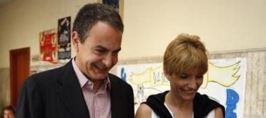 Zapatero, con su mujer, Sonsoles Espinosa | Archivo