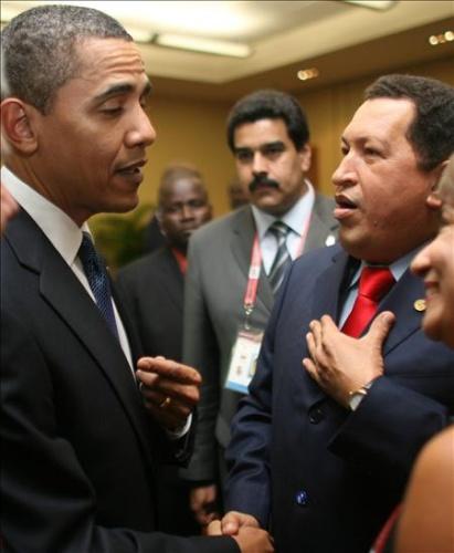 Obama y Chvez