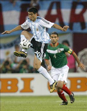 Un'azione di Argentina - Messico