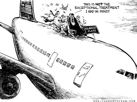 Volar siendo islamista