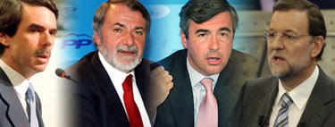 Aznar, con sus tres ministros del Interior | LD