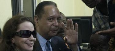Jean Claude Duvalier, a su llegada a Hait. | EFE