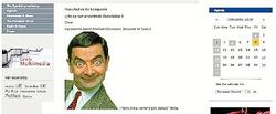 Sabotean la web de la Presidencia espaola y colocan una foto de Mr.Bean