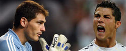 Casillas y Cristiano, estrellas del Real Madrid