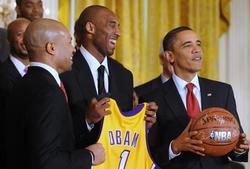 Obama recibe en la Casa Blanca a los Lakers de Gasol