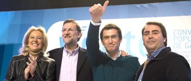 Mariano Rajoy en la convencin de Santiago de Compostela | Diego Crespo / PP