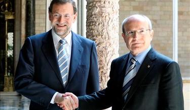 Montilla y Rajoy en su encuentro de este jueves | EFE