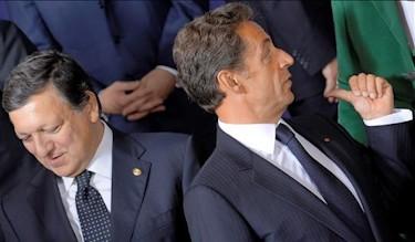 Barroso y Sarkozy, durante la reunin | Efe