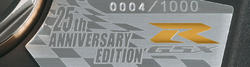 Llega la Suzuki GSX-R 1000 25th aniversary