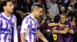 El Barcelona liquida al Valladolid en dos minutos